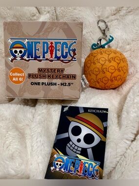 One Piece Devil Fruit Blind Box Plush Bag Charm